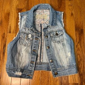 YMI Light Blue Denim Vest